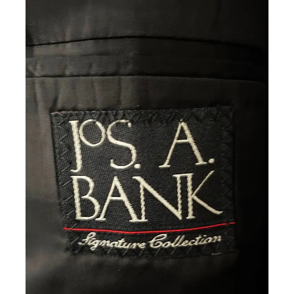 Jos. A. Bank Men's Signature Collection Tuxedo 2 Piece Black‎ Formal Classic